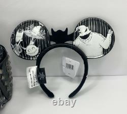 Disney Parks Nightmare Before Christmas Holographic Loungefly Mini Backpack Ears