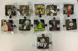 Disney Parks Nightmare Before Christmas Mystery Puzzle 11 LE Pin Set 1 Chaser