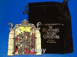 Disney Pin Nightmare Before Christmas DSF RARE JUMBO Cemetery Gate NBC LE 300