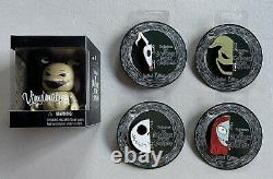 Disney Pins The Nightmare Before Christmas Set Of 4 Limited Edition And Vinyl