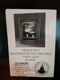 Disney Robert Olszewski Gallery Of Light Santa Jack Nightmare Before Christmas