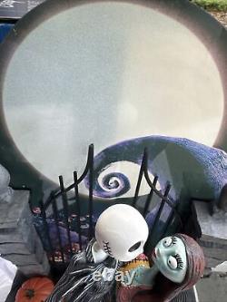 Disney Showcase Light Up Jack Sally. Nightmare Before Christmas Figurine