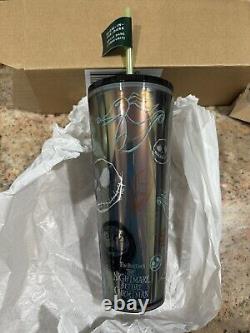 Disney Starbucks The Nightmare Before Christmas Tumbler with Straw IN HAND