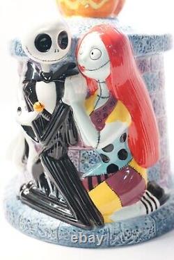 Disney Store Exclusive Nightmare Before Christmas Jack Sally Zero Cookie Jar 11