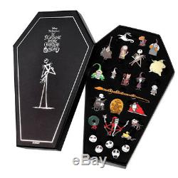 Disney Store Japan Pin Nightmare Before Christmas 25th Anniversary Pins Box Set