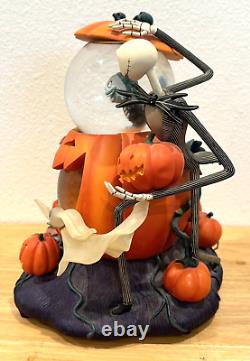 Disney Store Nightmare Before Chrismast Musical Snow Globe Jack Sally Damage