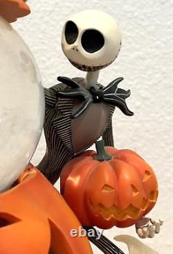 Disney Store Nightmare Before Chrismast Musical Snow Globe Jack Sally Zero Shock