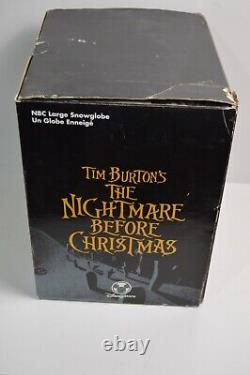 Disney Store Nightmare Before Christmas NBC Large snowglobe New WEAR ON BOX