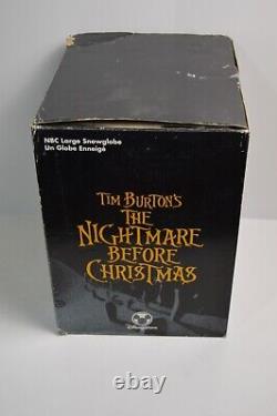 Disney Store Nightmare Before Christmas NBC Large snowglobe New WEAR ON BOX