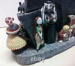 Disney Store Nightmare Before Christmas Snowglobe Halloween Town Lighted Musical