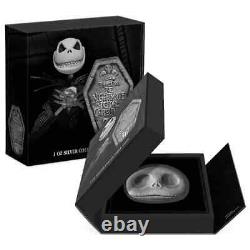 Disney The Nightmare Before Christmas 30th Anniversary 1oz Silver Coin LOW COAs