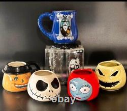 Disney The Nightmare Before Christmas Coffee Mug Tim Burton Lot