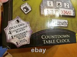 Disney The Nightmare Before Christmas Countdown Table Clock Halloween Hot Topic