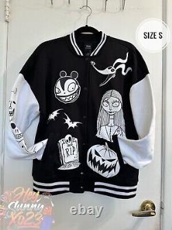 Disney The Nightmare Before Christmas Halloween Varsity Jacket Size Small