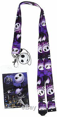 Disney The Nightmare Before Christmas Jack Lanyard with Soft Dangle Card Holder