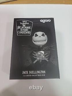 Disney The Nightmare Before Christmas Jack Skellington Silver Coin 2024