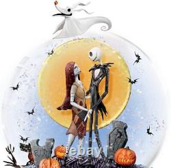 Disney The Nightmare Before Christmas Musical Glitter Globe with Rotating Base