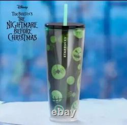 Disney The Nightmare Before Christmas Starbucks Tumbler with Straw 2024