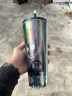 Disney The Nightmare Before Christmas Starbucks Tumbler with Straw Limited Edition