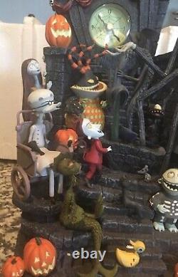 Disney Tim Burton The Nightmare Before Christmas Mantle Clock NIB Rare Find