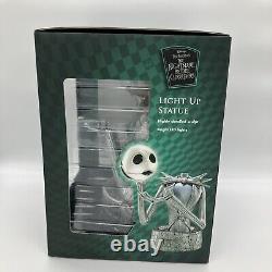 Disney Tim Burton's Nightmare Before Christmas Jack Skellington Light-Up Statue