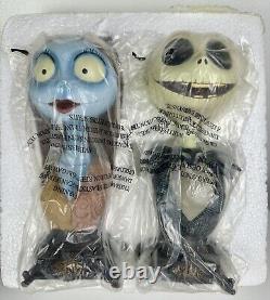 Disney Tim Burton's The Nightmare Before Christmas Jack & Sally Busts Retired