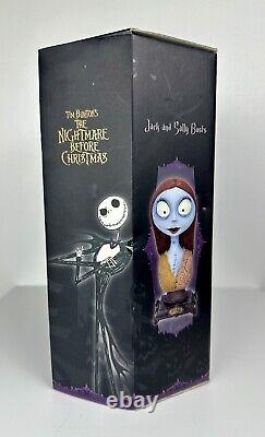 Disney Tim Burton's The Nightmare Before Christmas Jack & Sally Busts Retired