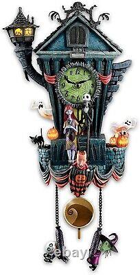 Disney Tim Burtons The Nightmare Before Christmas Cuckoo Clock Bradford Exchange