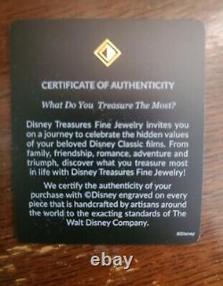 Disney Treasures Nightmare Before Christmas Mother of Pearl & Citrine Earrings