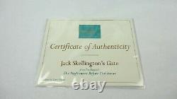 Disney WDCC 1217973 Nightmare Before Christmas Jack Skellingtons Gate withCOA