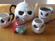 Disney Nightmare Before Christmas Tea Pot And Jack Skellington Mugs Tea Cups Lot