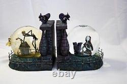 Disney's Nightmare Before Christmas Jack and Sally globe bookends