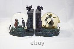 Disney's Nightmare Before Christmas Jack and Sally globe bookends