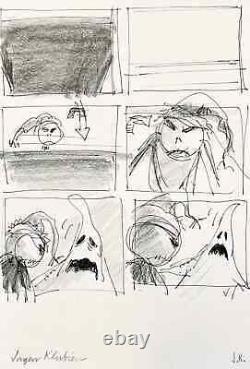 DisneyNightmare Before Christmas Original Storyboard-Jack/Oogie-Signed Klubien