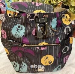 Dooney Bourke Disney Backpack Nightmare Before Christmas Jack Skellington Black