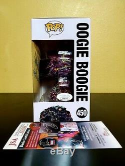 Funko POP! Disney Nightmare Before Christmas 450 Oogie Boogie Signed by Ken Page