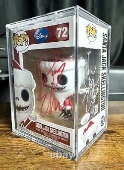 Funko Pop Disney Nightmare Before Christmas Jack Skellington Dual Signed