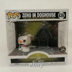 Funko Pop! Nightmare Before Christmas 25 Years Zero In Doghouse GID Chase 436