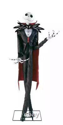 GEMMY 6.5' JACK SKELLINGTON VAMPIRE Nightmare Before Christmas ANIMATRONIC