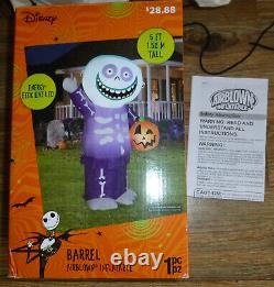 Gemmy Disney Nightmare Before Christmas Airblown Halloween Inflatable Lot Of 5