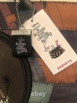Harveys Disney Jack & Sally Nightmare Before Christmas Medium Seatbelt Tote Bag