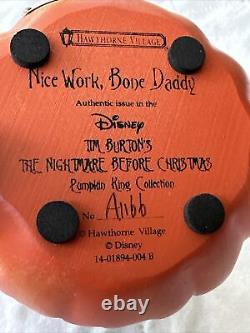 Hawthorne Disney Nightmare Before Christmas Pumpkin King Nice Work Bone Daddy