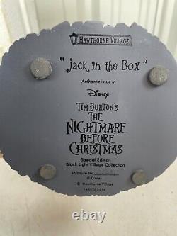 Hawthorne Village Disney Nightmare Before Christmas Jack in the Box RARE READ