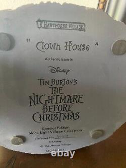 Hawthorne Village Disney Nightmare Before Christmas Village Clown House #a0309