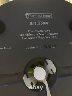 Hawthorne Village Nightmare Before Christmas Bat House And Vampire Figurine
