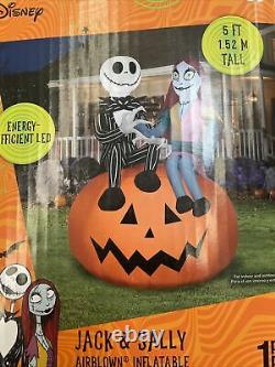 Jack & Sally Nightmare Before Christmas Halloween Inflatable