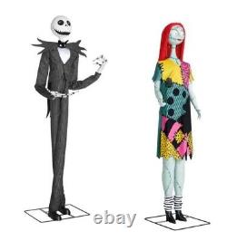 Jack Skellington & Sally 6' Life Size Animatronic Nightmare Before Christmas New