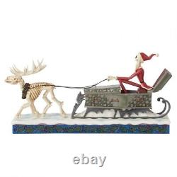 Jim Shore Disney JACK SKELETON SLEIGH-DASH AWAY JACK 6014359 Nightmare Before