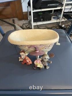 Jim Shore, Disney's Nightmare Before Christmas LOCK SHOCK BARREL Tricksters Bowl