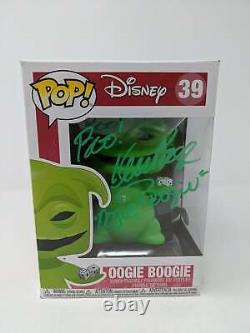 Ken Page Disney Nightmare Before Christmas Oogie Boogie #39 Signed JSA COA POP